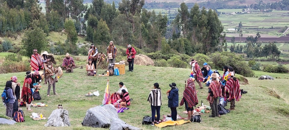 Equinox ceremony at Chinchero
