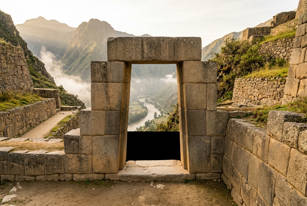 Aaron Hynes — field photo at Ollantaytambo, Peru